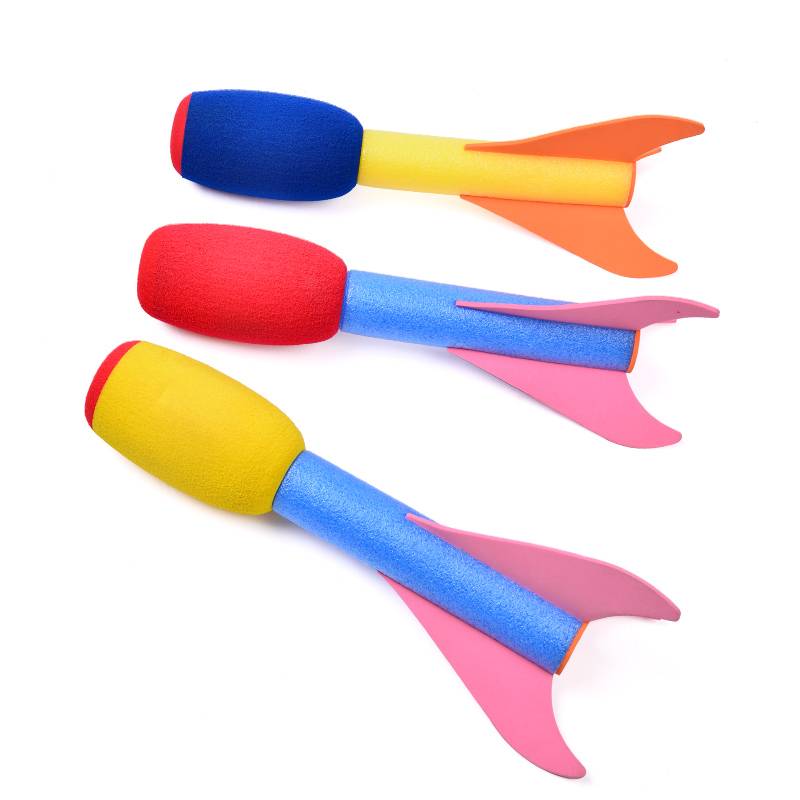 Kindergarten Children's Early Type Trail and Field Software Outdoor Sports Sensors Throw Software Rocket Fish Torpedo Missile