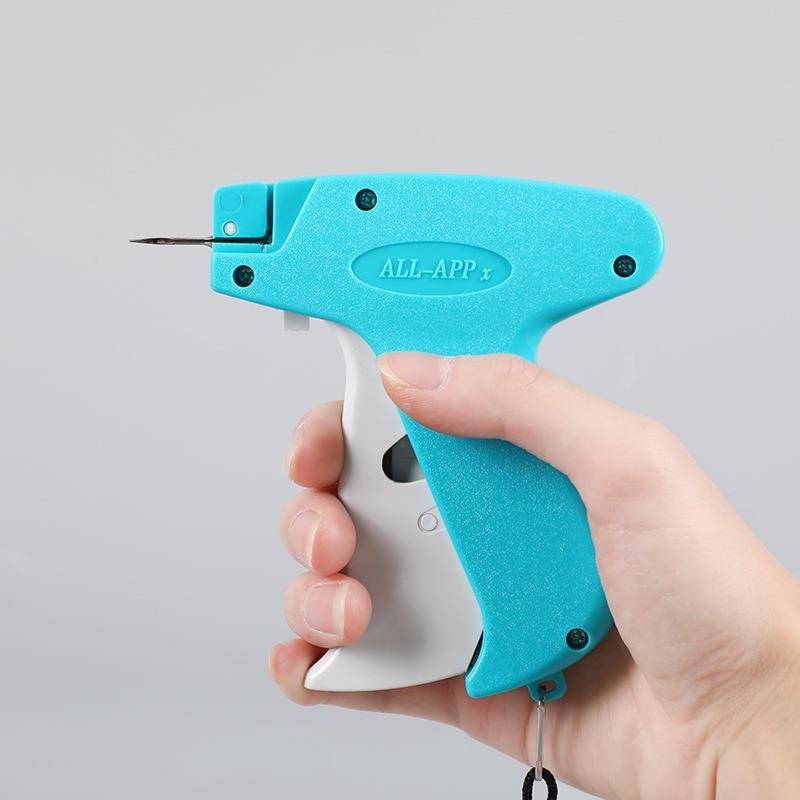 Fine needle tag, clothing clothing, labeling rubber needle grabbing portable portable trademark gun semi -automatic needle