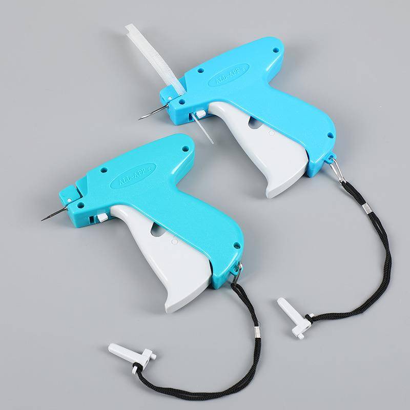 Fine needle tag, clothing clothing, labeling rubber needle grabbing portable portable trademark gun semi -automatic needle