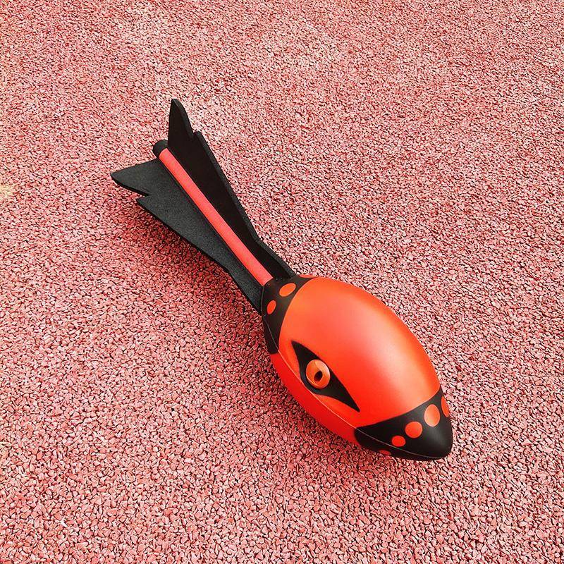 Primary and middle school students sports sports equipment throwing torpedo toys with whistle soft javelin children's fun track and field equipment