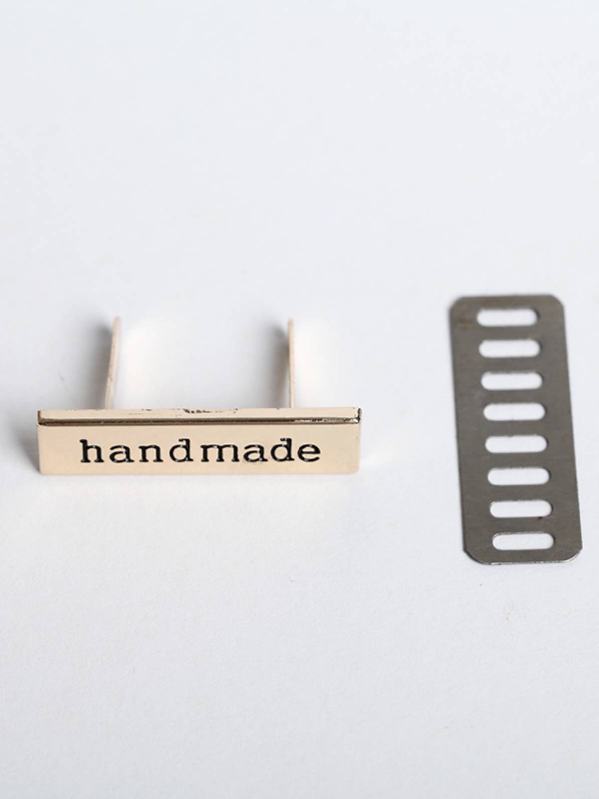 Weaving Handmade Metal Label DIY Handmade bag accessories Litter -signs and hat decoration