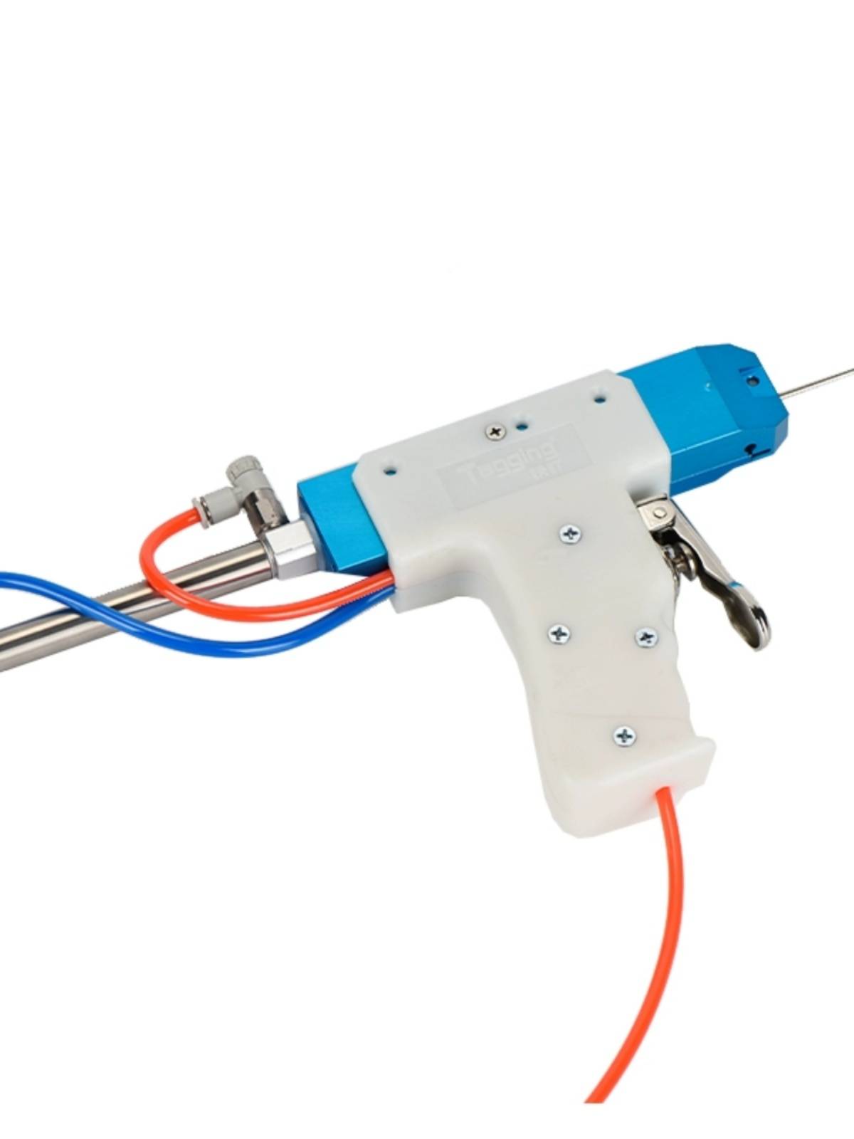 Pneumatic gun tag, socks, towels, tag, bidding gun, thick fine rubber gun, pneumatic fixed, fast, effort, and durable