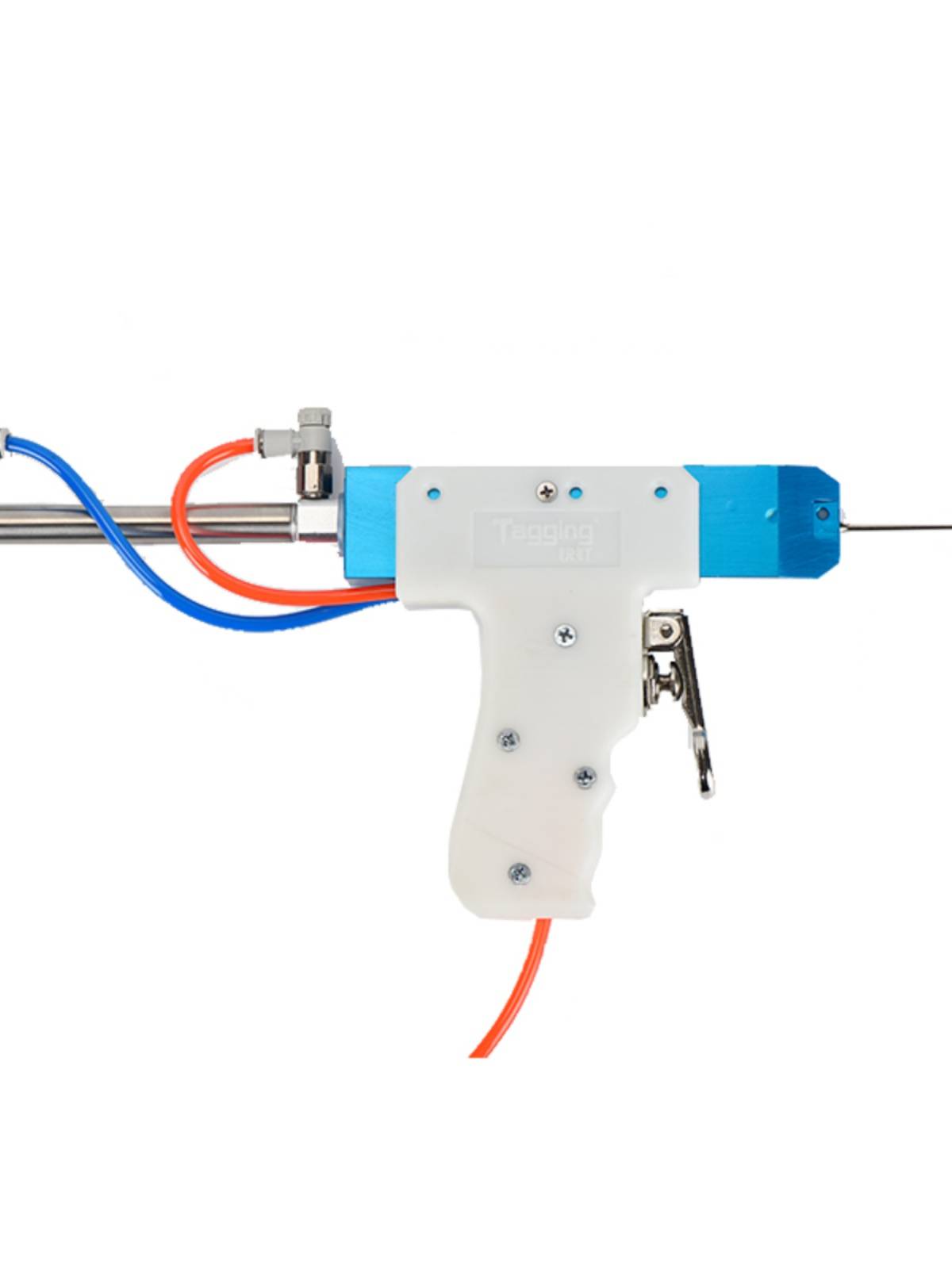 Pneumatic gun tag, socks, towels, tag, bidding gun, thick fine rubber gun, pneumatic fixed, fast, effort, and durable