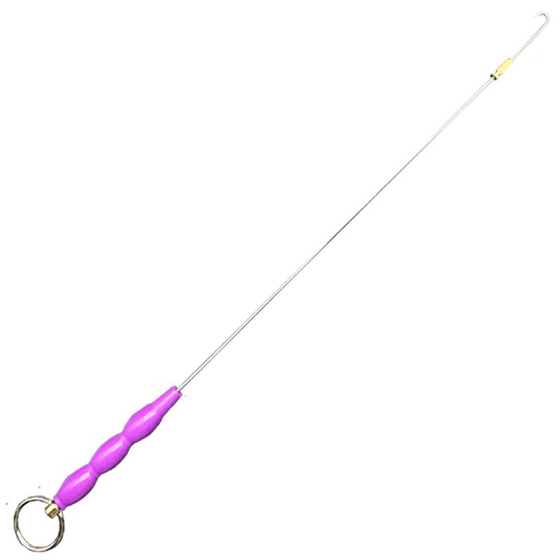 The yellow hook wire line to the stabbing latte, and the stabbing band to catch the stainless steel hook to the high shore