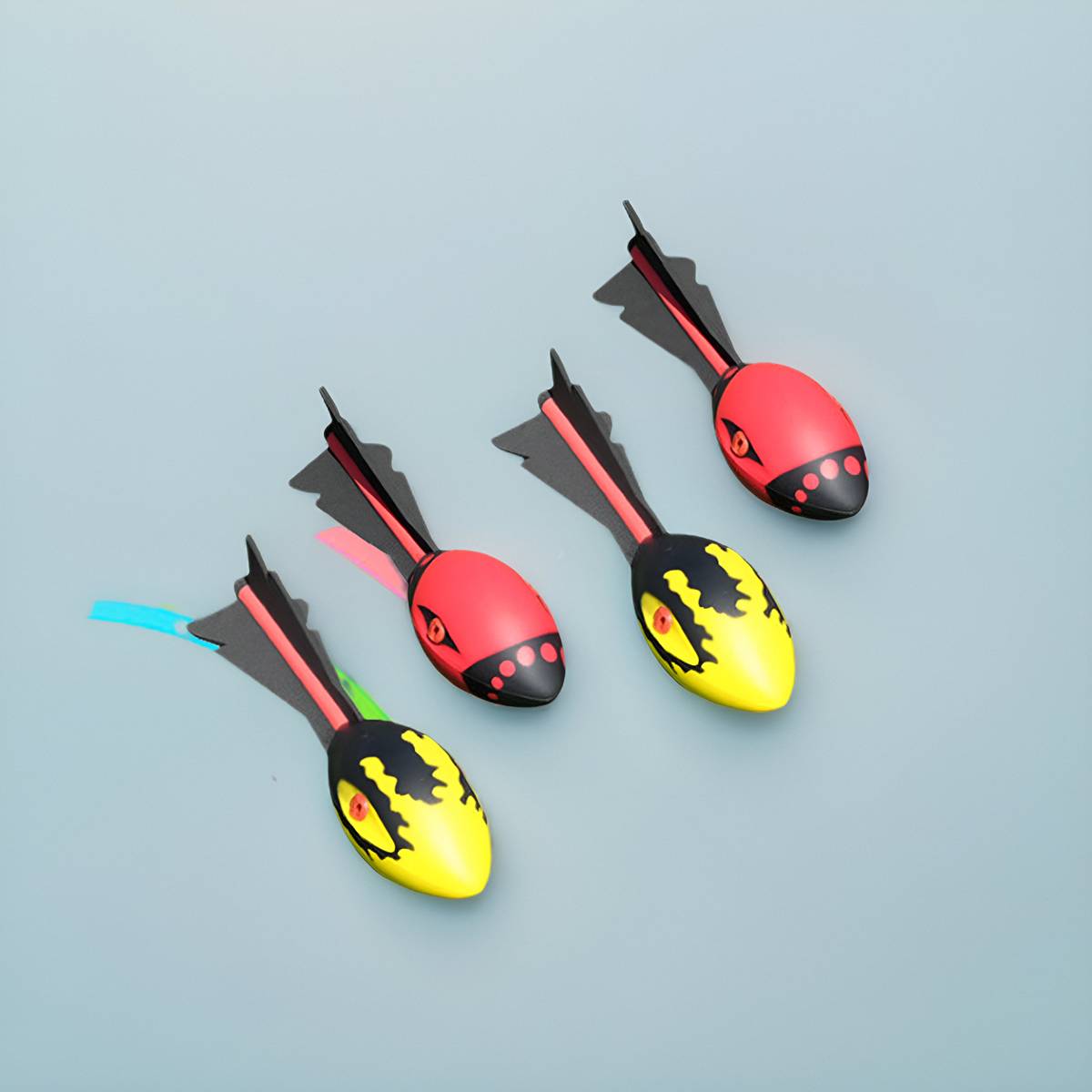 Primary and middle school students sports sports equipment throwing torpedo toys with whistle soft javelin children's fun track and field equipment