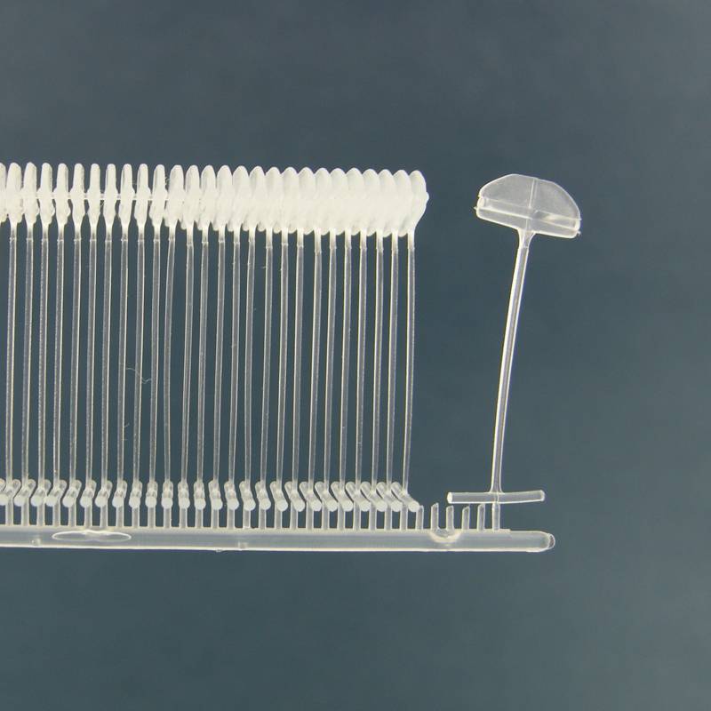High -quality 10,000 transparent semi -circular leaf type workers PP nylon fine adhesive row nails tag needle trademark hanging line