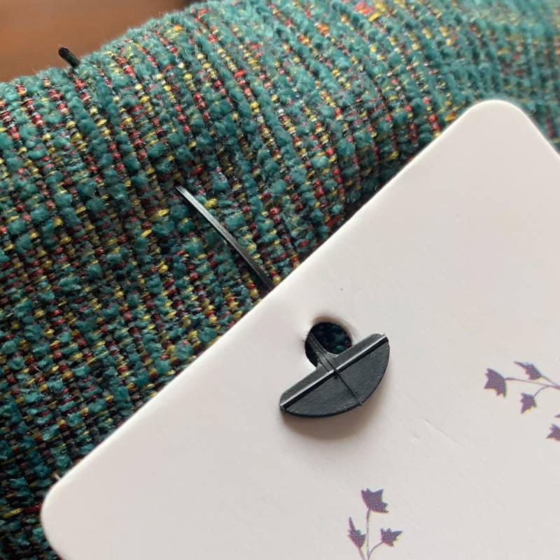Tag gun Black blade fine glue needle tag plastic buckle fine needle with label fine glue line fine glue rubber strip
