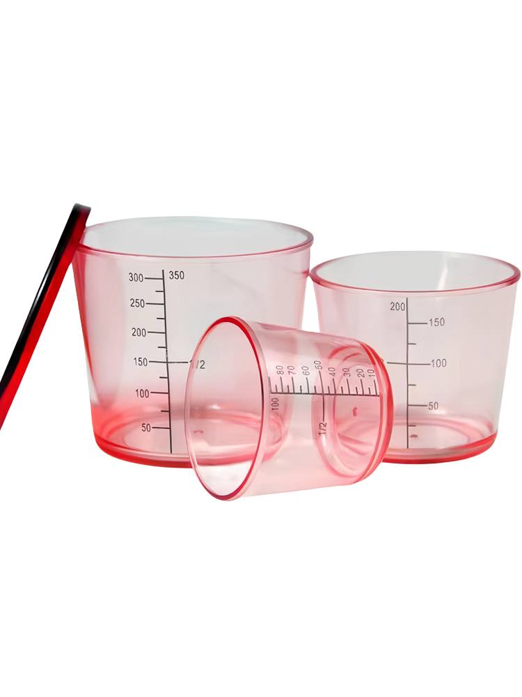 Mermaid Fishing Merit Cup Three -piece Black Pit bait dedicated band scale thickened cup fishing gear supplies