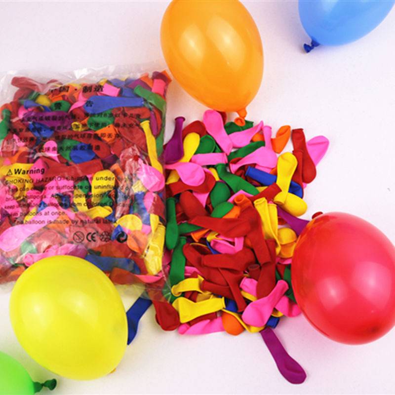 Small balloon children's cartoon cute color small steam ball shot gun decorative water splashing festival target mini darts