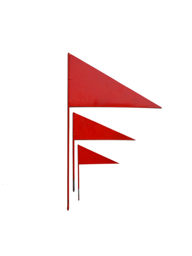Outdoor training plug -in subway flag flag iron cake javelin shot mask school sports conference flag flag