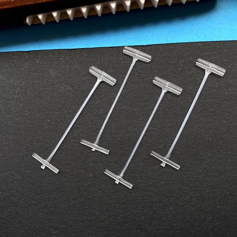Gongfang transparent coarse rubber needle 10mm -75mm 5000/box coarse gun supporting trademark label tag gun needle