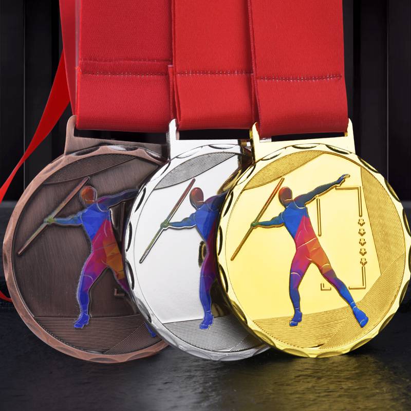 Jianjian medal customization school track and field sports contest project competition gold medal sports seven ten items and ten all -around