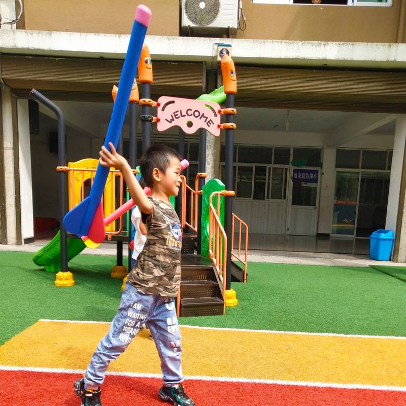 Kindergarten children's outdoor track and field throwing foam soft javelin sensor training equipment big rocket fun activities