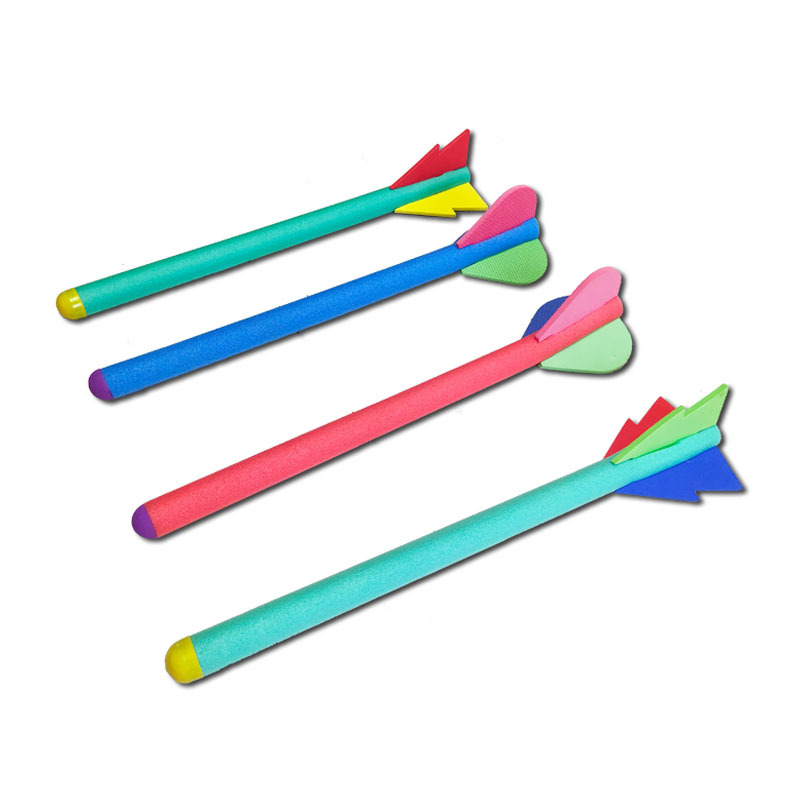 Children's soft javelin children's physical training toy kindergarten toy foam tunanion tuna missile rocket label gun