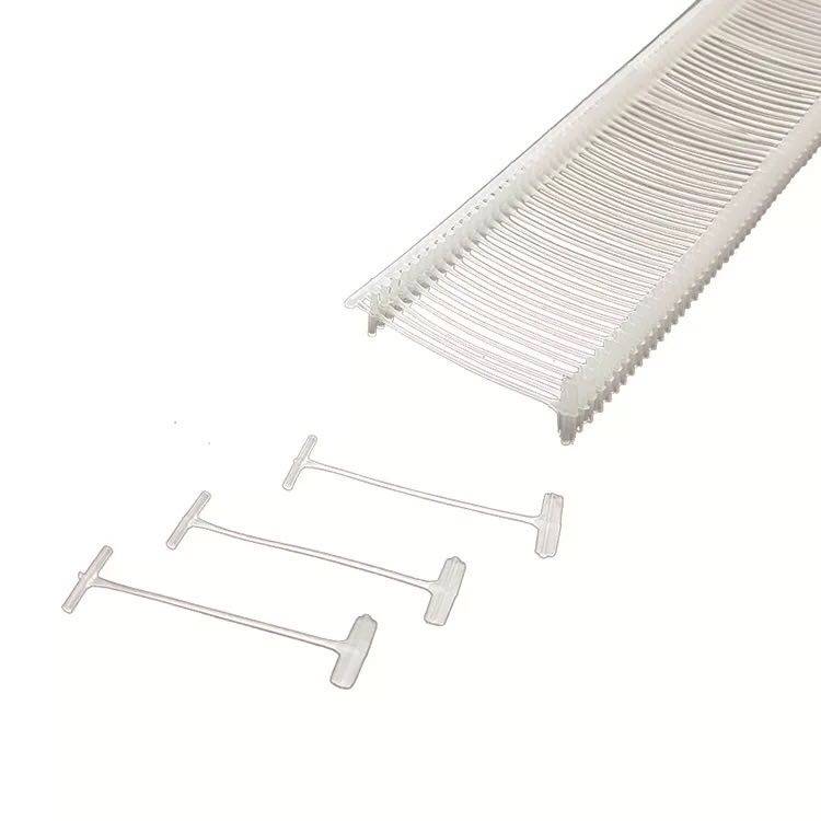 Tag needle, clothing Tag lines, rope worker, tag, tag, plastic coarse rubber black white buckle