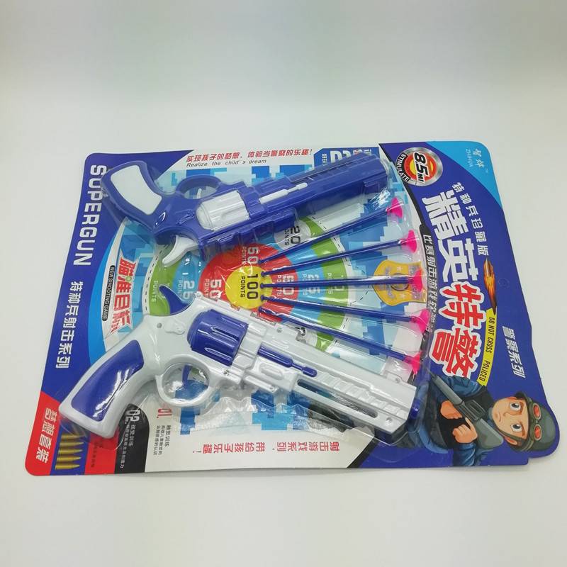 Large soft shotgun, toy, benchmark gun suction cup gun double gun elite special police special forces series shooting soft egg gun