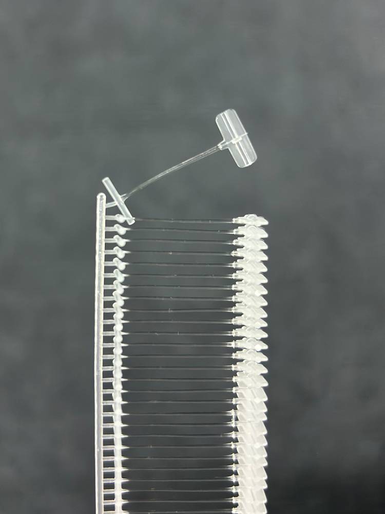 Large -leaf rubber needle -type transparent coarse rubber needle standard gun supporting trademark label tag gun needle