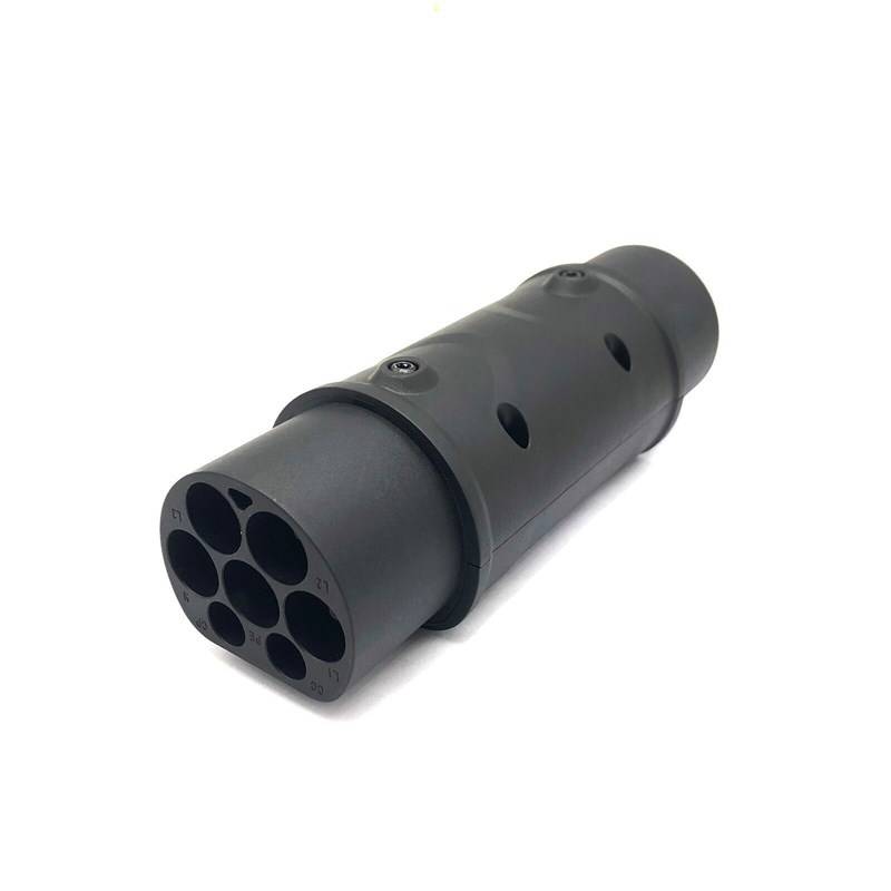 Type2 turning GB/T electric vehicle charging gun conversion head AC European standard to national standard AMC 3P 480V 32A