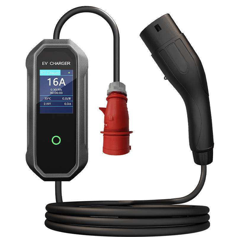 European standard 22kW portable charging gun Type1 three -phase 16A22KW new energy vehicle charging manufacturer