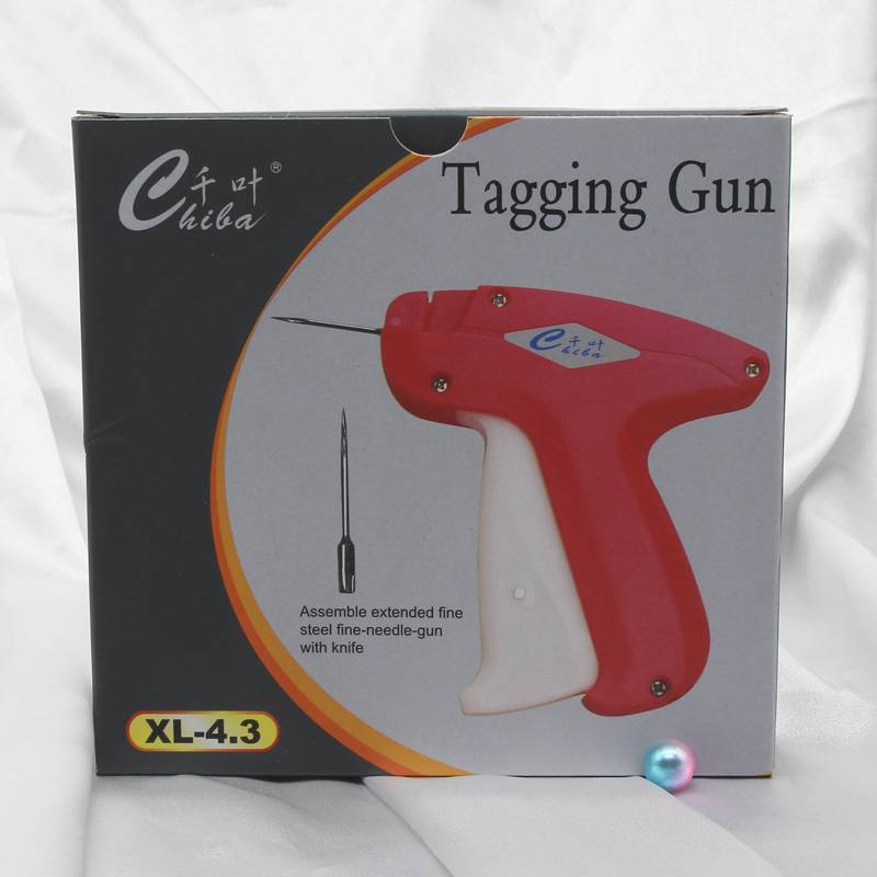 Chiba tag gun fine needle gun XL-4.3 extended thick socks labeling rubber gun gun beacon label label