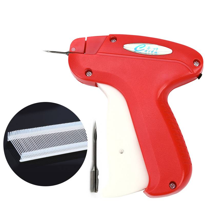 Red fine gun+10,000 hair 1 cm nylon fine rubber needle