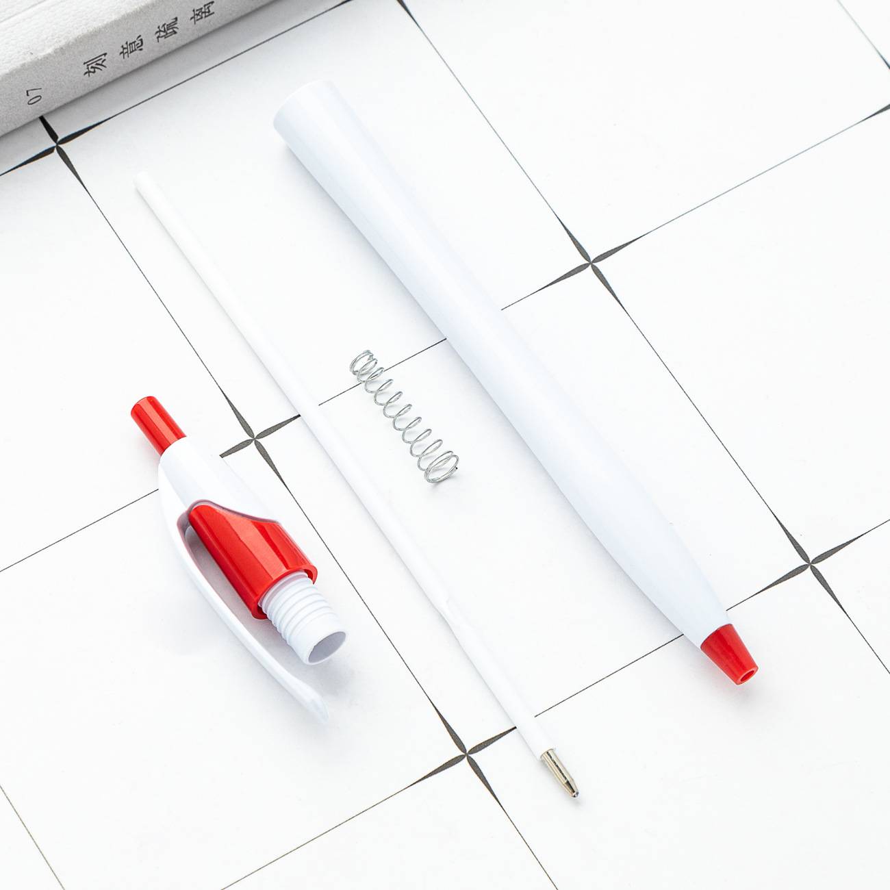 Factory Plastic Plastic Ball Bead Pen can print logo Ligo small gourd javelin advertisement pen fine rod promotion gift pen