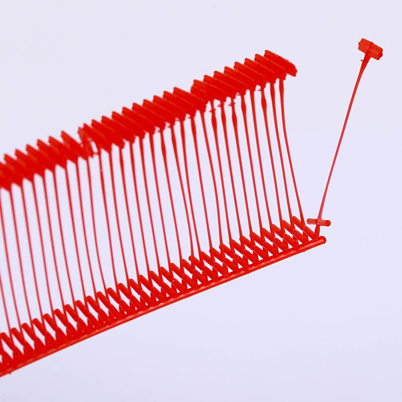 Tag needle needle to hit the tag, a needle -grabbed rubber, a red adhesive tag line plastic tag line rubber line
