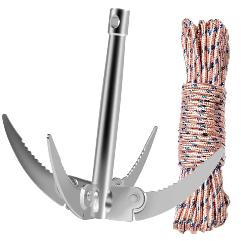 Correct anchor head+10m rope nylon rope