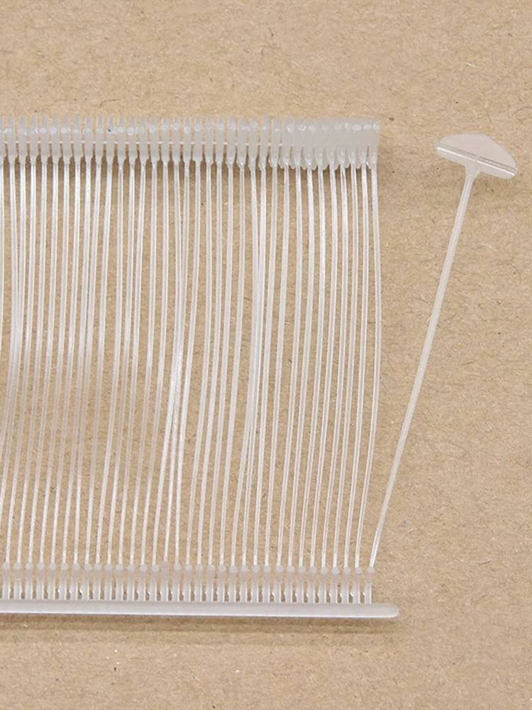 Tagper needle flying middle rubber needle fine tag needle label gun large blade glue needle clothing transparent black rubber needle