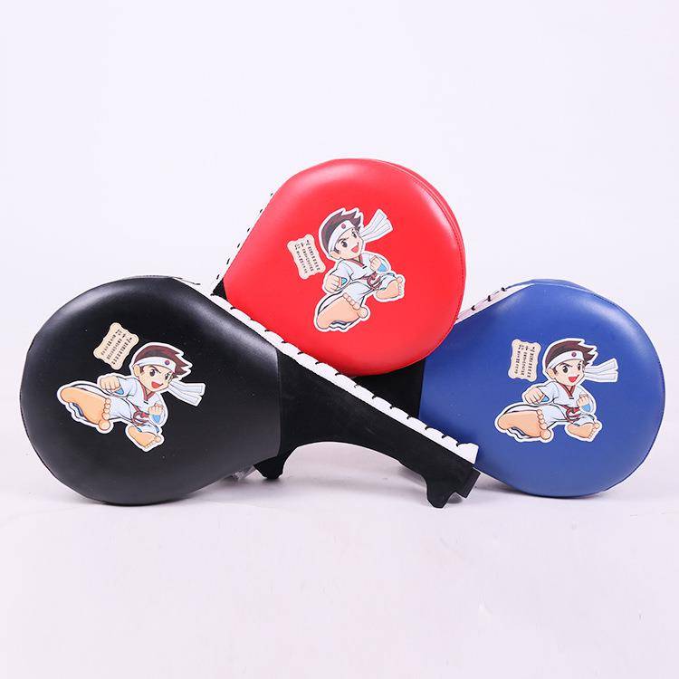 Factory Taekwondo foot target training chicken leg target hand target double -leaf foot plate feet