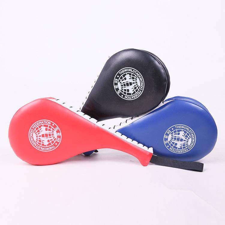 Factory Taekwondo foot target training chicken leg target hand target double -leaf foot plate feet