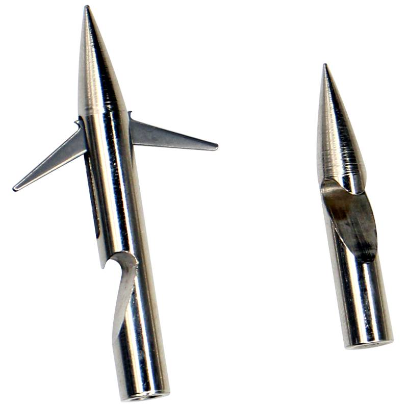 Fish-gun dart head, new sub-fish-hunting gear, scuba-gun and bow-shot darts