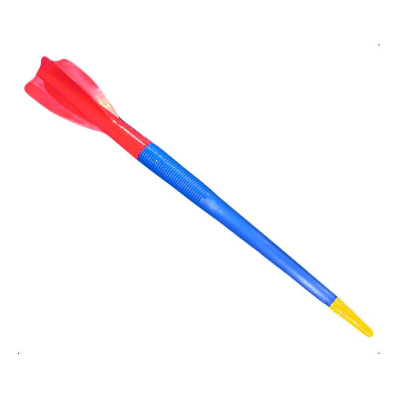 68cm, 250g red and blue plastic javelin