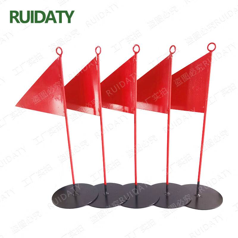 Iron-bread lead-ball flags will mark the base of the flag of the Iron Triangle