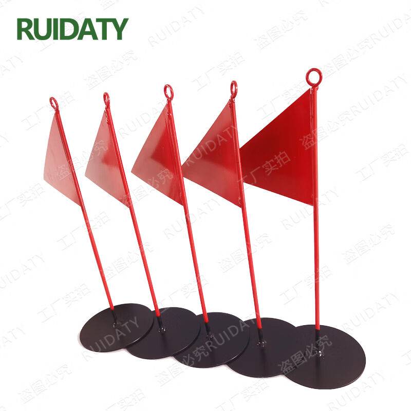 Iron-bread lead-ball flags will mark the base of the flag of the Iron Triangle