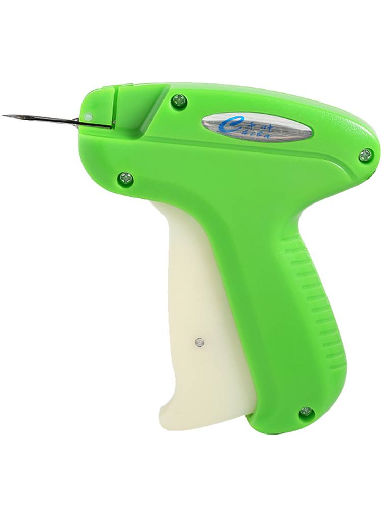 Playing gun needle hanging card clothing Chiba needle gun trademark grab the quilt clothing rough tag machine label rubber gun