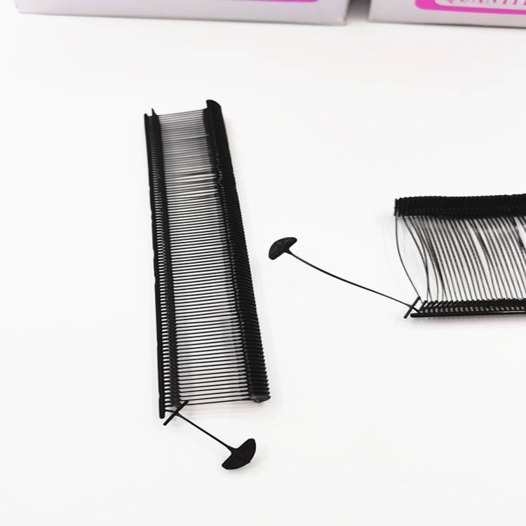 Black platinum needles, fan-shaped pick-up lines, pick-up pins, colored foliage pins, plastic liners