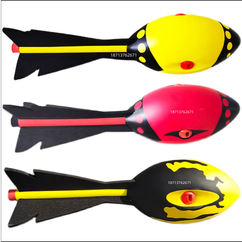 Primary and middle school students sports sports equipment throwing torpedo toys with whistle soft javelin children's fun track and field equipment