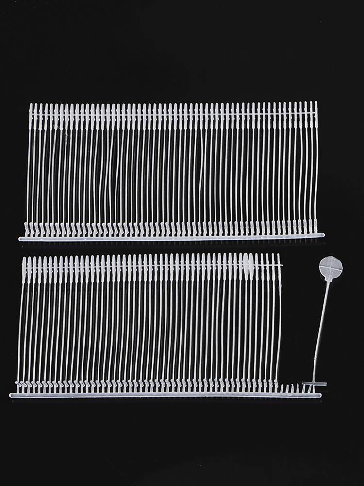 Round cake rubber needle tag needle tag line transparent coarse rubber needle plastic tag gun bullet label grabbing tag needle