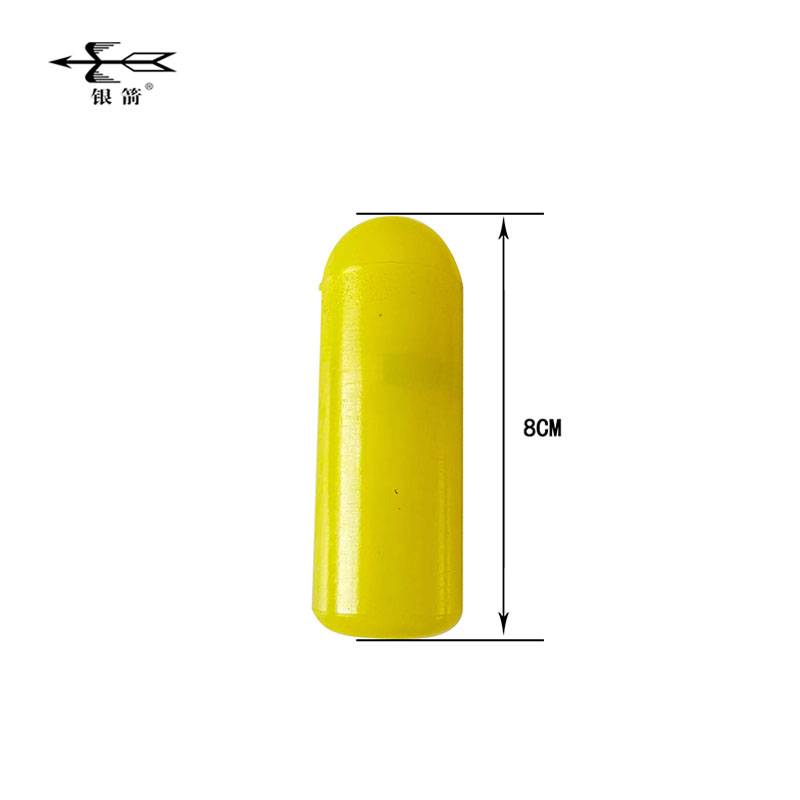 Factory sales of silver arrow javelin, rubber head plastic venue to protect the gun head 300g-800g fine gun head universal