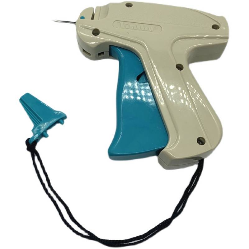 Timbo trademark gun rough rubber gun, Tianbao tie the latch label, imported steel needle