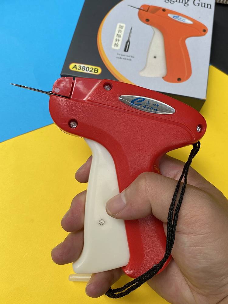 Extend the fine tag gun Chiba 3802B gun 3.7 cm extended label gum needle gun, socks, gun, needle glue nail