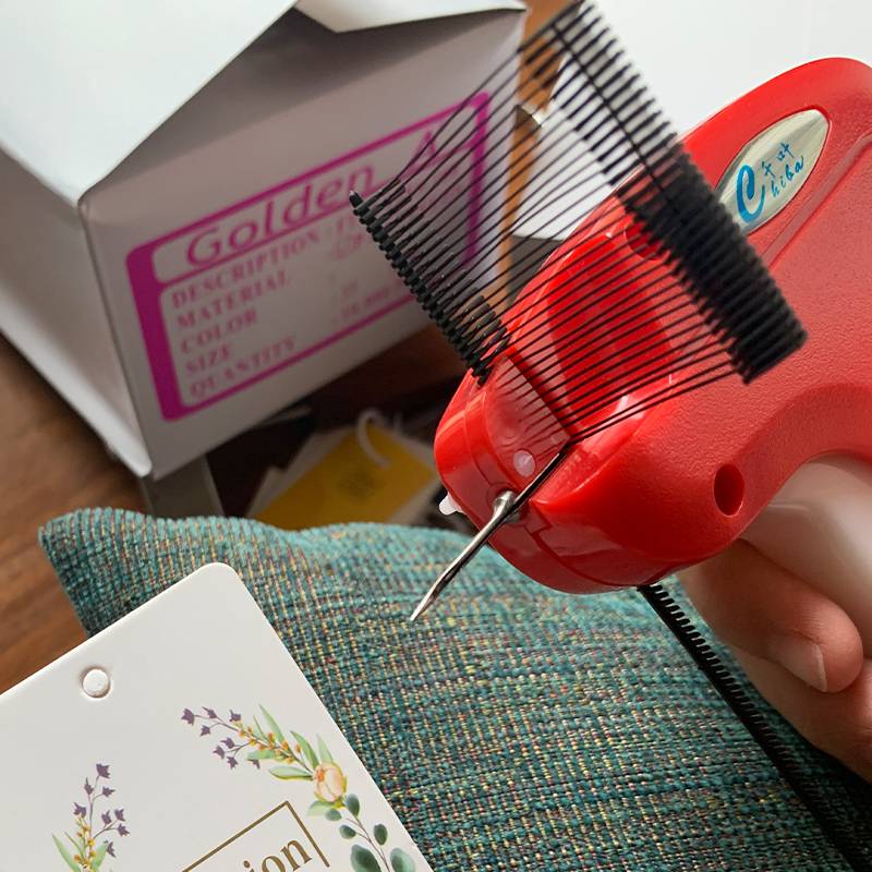 Tag gun Black blades fine glue needle tag plastic V material buckle fine needle fine glue line fine glue rubber needle