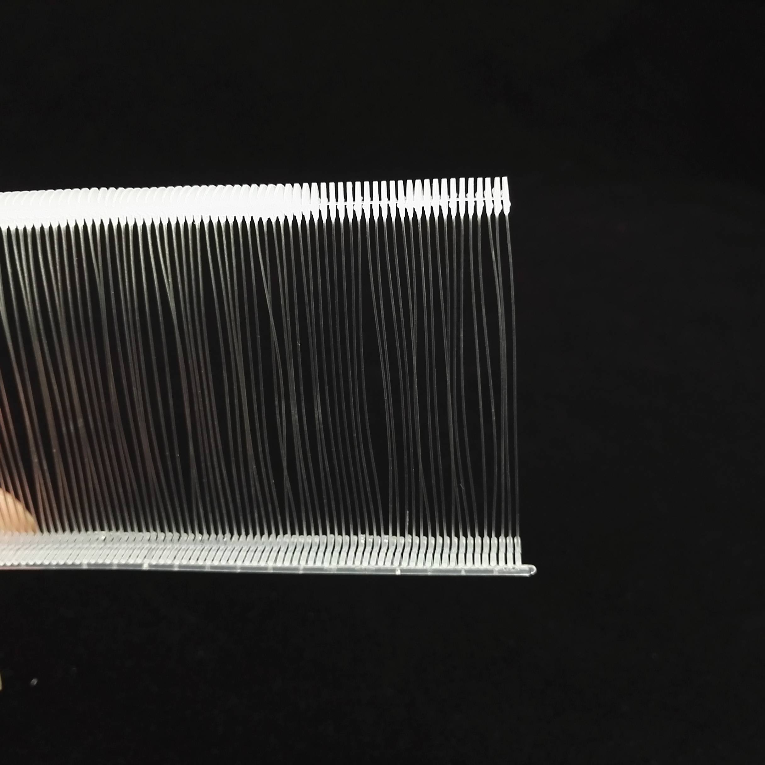 Fan -shaped high -quality 10,000 transparent fine semi -circular blades PP plastic rubber row nails tag needle trademark hanging