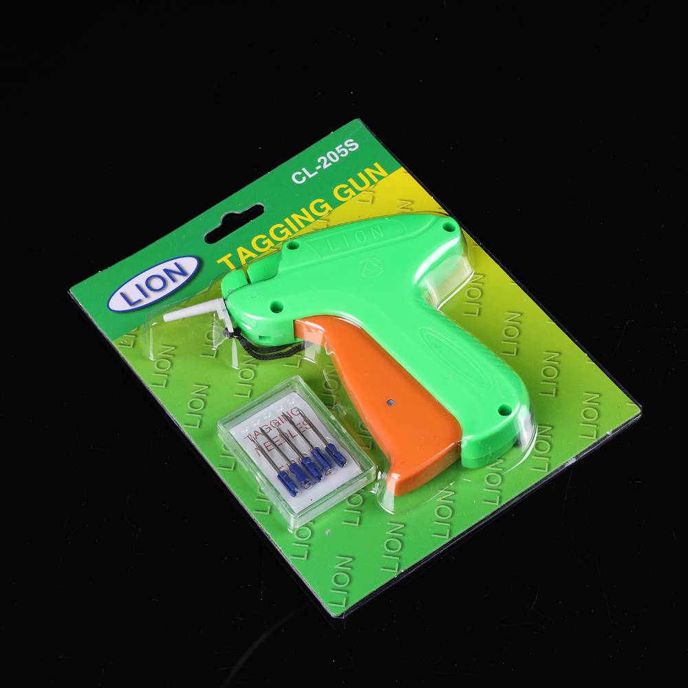 Lion clothing tag gun label gun trademark gun tag GL-205s with 5 needle thick rubber tag guns
