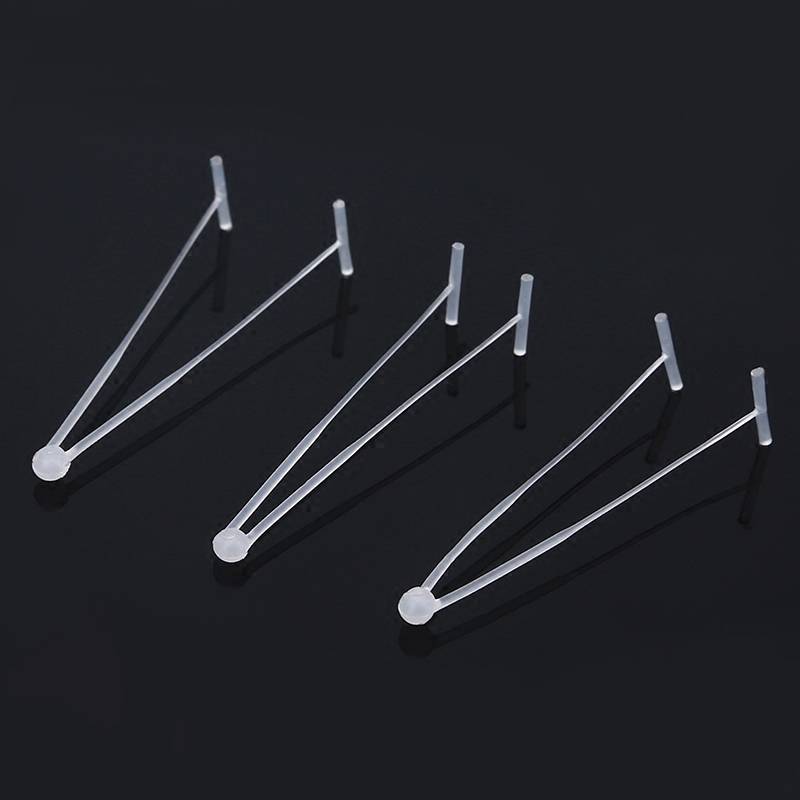 Two -line rubber needle tag line tag needle plastic tag needle transparent hit trademark grabber grasper label tag needle