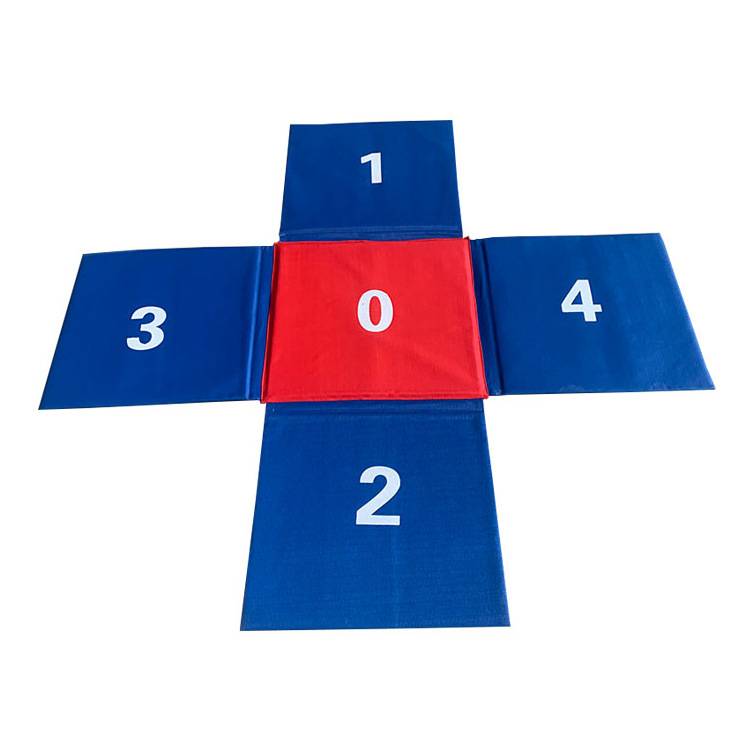Children's fun track and field soft round jump pad soft -type soft -type soft -type tuna head with whistle gun ribbon soft ball