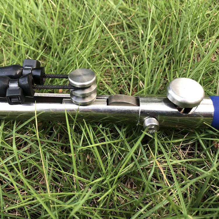 Semi -automatic ejection diving fish fork stainless steel telescopic rod pouring fasteful fork fish ejaculation fish fish arrow fish gun fishing