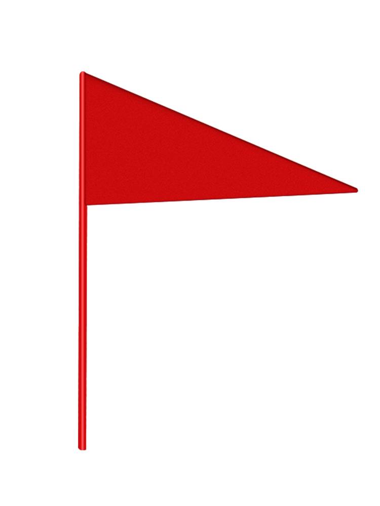 Xiaotai Banner Triangle flag, flag, track and field field subway cake, shotgun, shotgun flag.