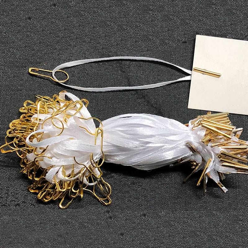 White ribbon golden gourd unnecessary needle